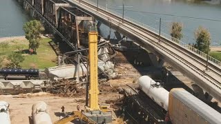 Part of Tempe Town Lake Bridge to be demolished after derailment, partial collapse