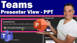 How do I use Presenter view in Teams? - Teams PowerPoint live view by Computer Tutoring 10,895 views 2 years ago 8 minutes, 18 seconds