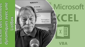 Excel VBA Données enrichies dynamiques avec une Listbox