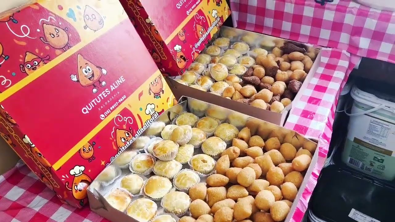 Rotina de vendas no nosso delivery de salgados 