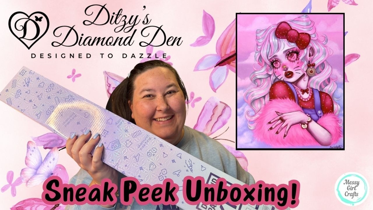 Diamond Painting Sneak Peek - Ditzy's Diamond Den Grand Opening