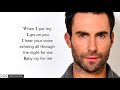 Maroon 5 - Lips On You (Lyrics)