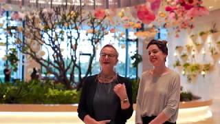 Meet the Artists: Spring Floral Installation at Crown Perth