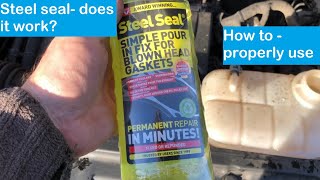 Does steel Seal actually work? How to video on what they don't make clear on the bottle
