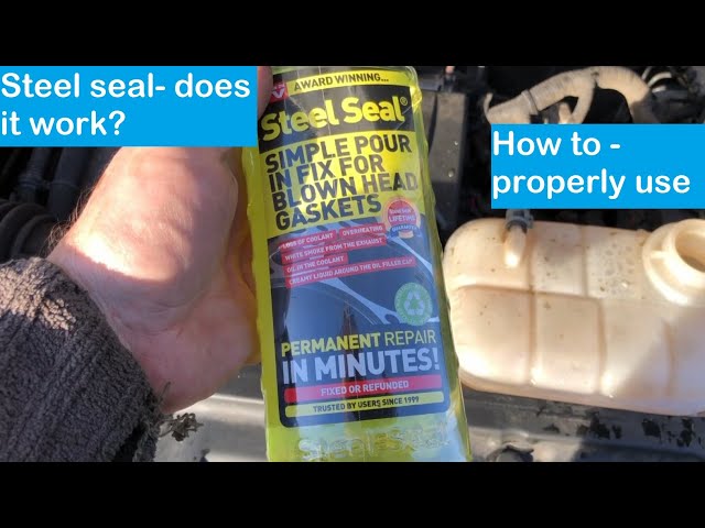 Does steel Seal actually work? How to video on what they don't make clear  on the bottle 