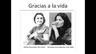 Gracias a la Vida -  Homenaje de Mercedes Sosa a Violeta Parra