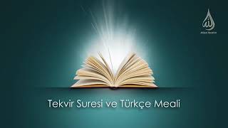 Tekvir Suresi Arapça ve Türkçe meali