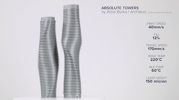 Absolute Towers by Attila Burka - Ultimaker: 3D Printing Timelapse