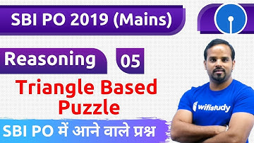 1:00 PM - SBI PO 2019 (Mains) | Reasoning by Sachin Sir | Triangle Based Puzzle
