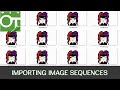 How to import an image sequence into OpenToonz