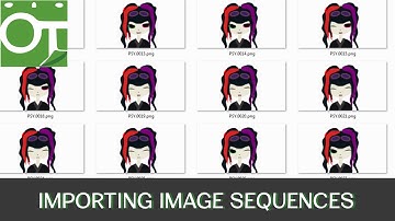 How to import an image sequence into OpenToonz