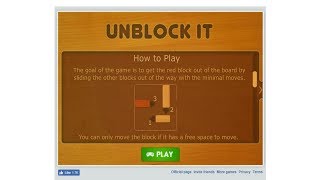 Facebook's UnBlock It Puzzle Solution: Level 7 screenshot 3