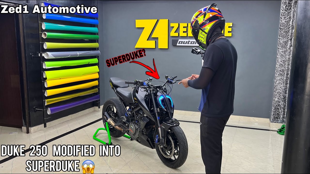 Duke 250 എങ്ങനെ SUPERDUKE ആയി മാറി🔥| Zed1 Automotive Modification