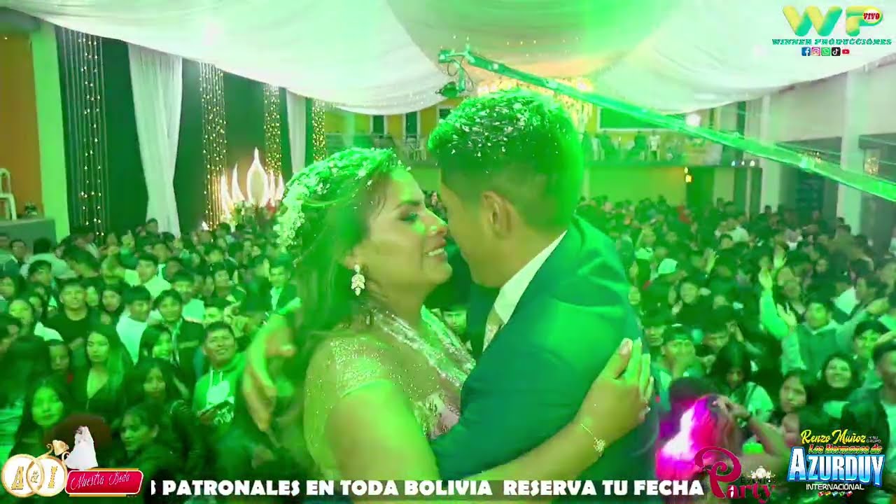 HERMANOS DE AZURDUY  EN VIVO ╭─⚬❣𝑁𝑈𝐸𝑆𝑇𝑅𝐴• 𝐵𝑂𝐷𝐴❣⚬─╮ 💕🤍ALFREDO & ISAURA🤍💕       SUCRE - BOLIVIA 2025