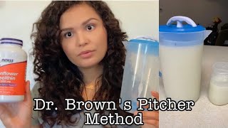 Dr. Brown's Pitcher Method - Exclusively Pumping Routine