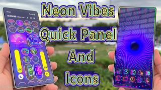 A Neon Aesthetic, Icon, and Quick Panel are now available! 🤩 #Neon #Icon #Panel