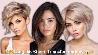 Must See Summer 2024 Long To Short Hair Transformations