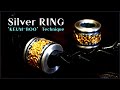 SILVER RING Making process [ KEUM-BOO Technique 금부기법 ]