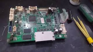 How to remove problem with 430d bartack machine no display no program appear on display penal