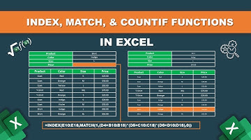 INDEX, MATCH, and COUNTIF Functions with Multiple Criteria