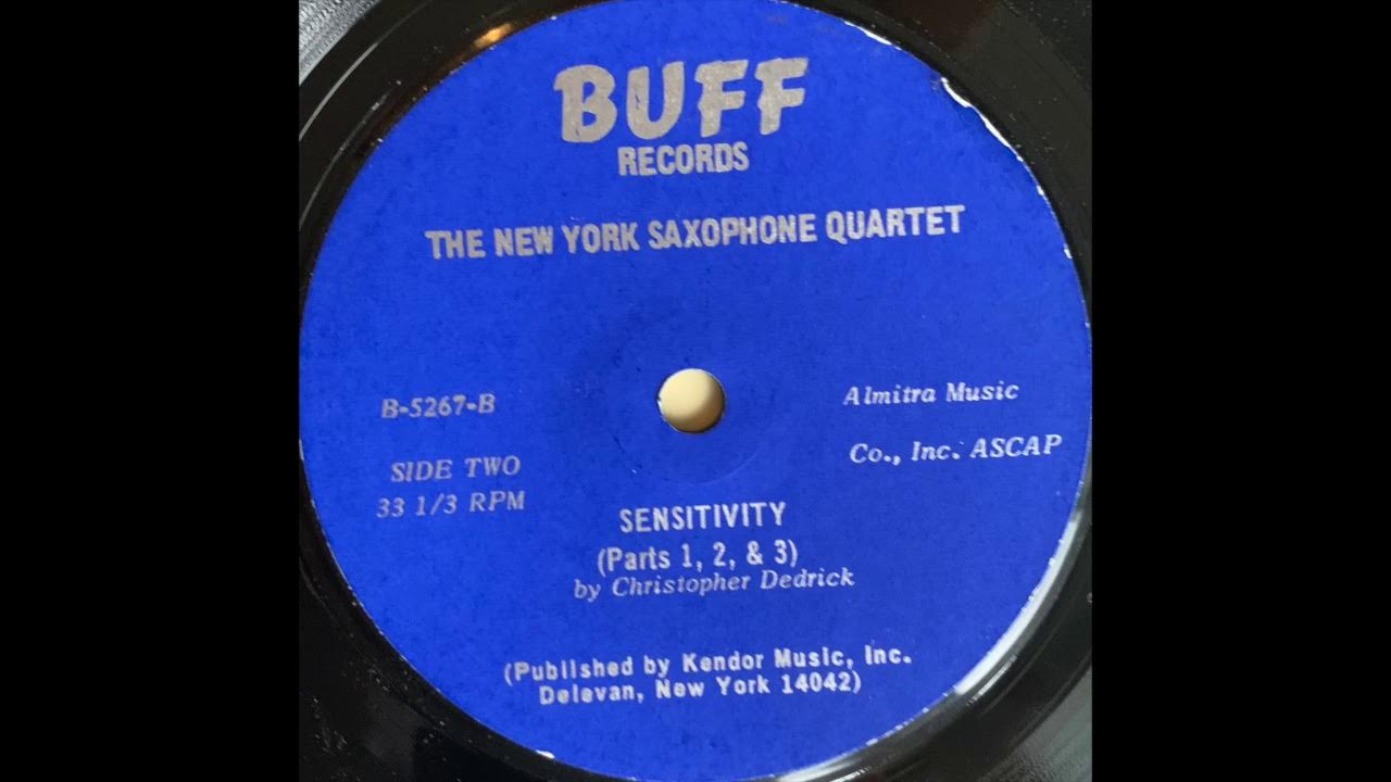The New York Saxophone Quartet — The Modern Art Suite / Sensitivity