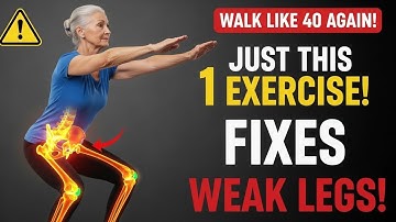 Over 60? Your Legs Are Getting WEAKER Every Week — FIX It with 3 Easy Exercises | Senior Health Tips