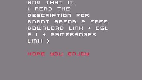 robot arena 2 online + free download