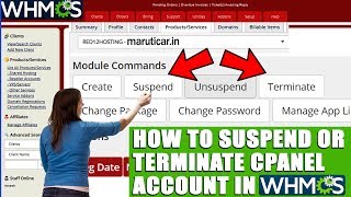 how to suspend/terminate cpanel account in whmcs? [easy steps]☑️