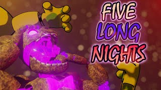 Five Long Nights Remastered By Jt Music Fnaf Animation