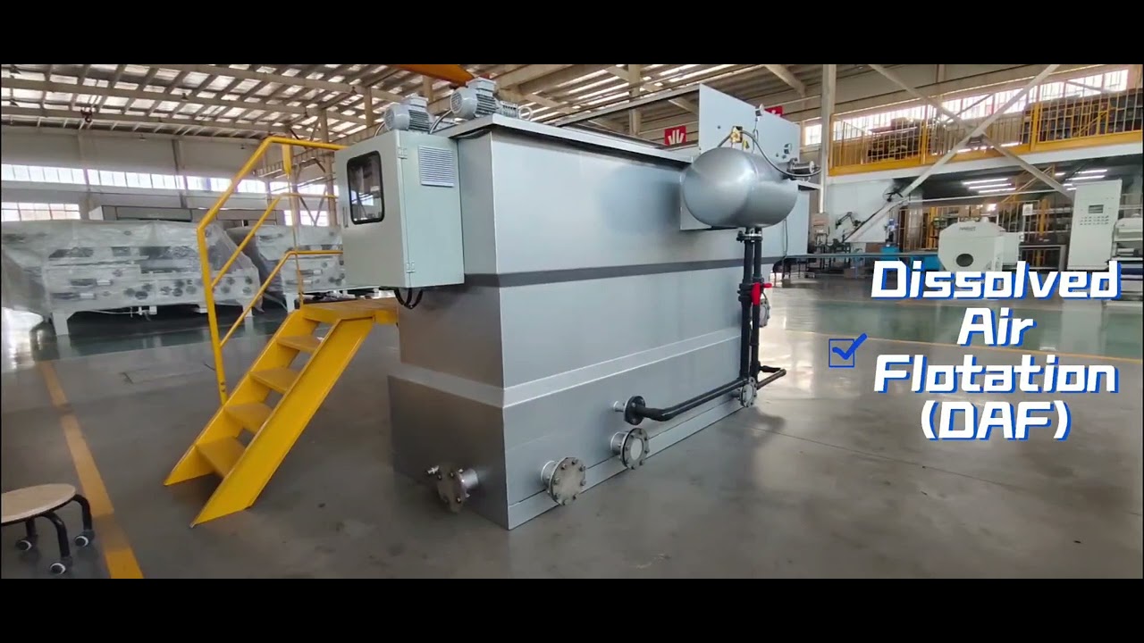 Our dissolved air flotation(DAF) units efficiently separate suspended solids