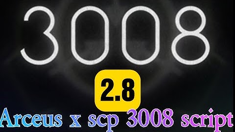Arceus x scp 3008[2.8]Script