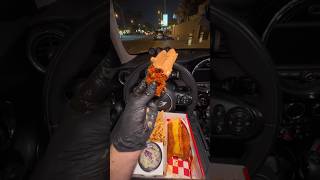 Spicy Chicken Tenders with Brioche Bread Eating Asmr #asmr #food #satisfying #viral #foodie #pov
