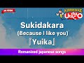 Sukidakara Because I Like You Yuika Romaji Karaoke No Guide 