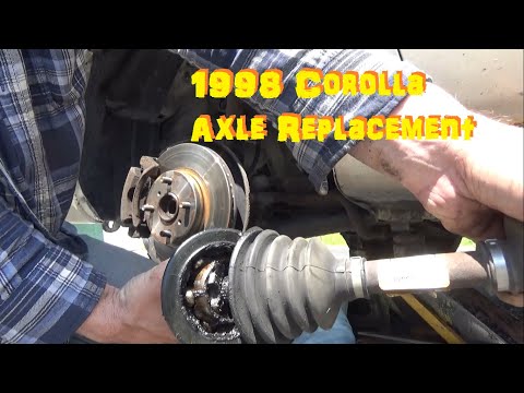 1998 Toyota Corolla Front Axle Shaft Replacement