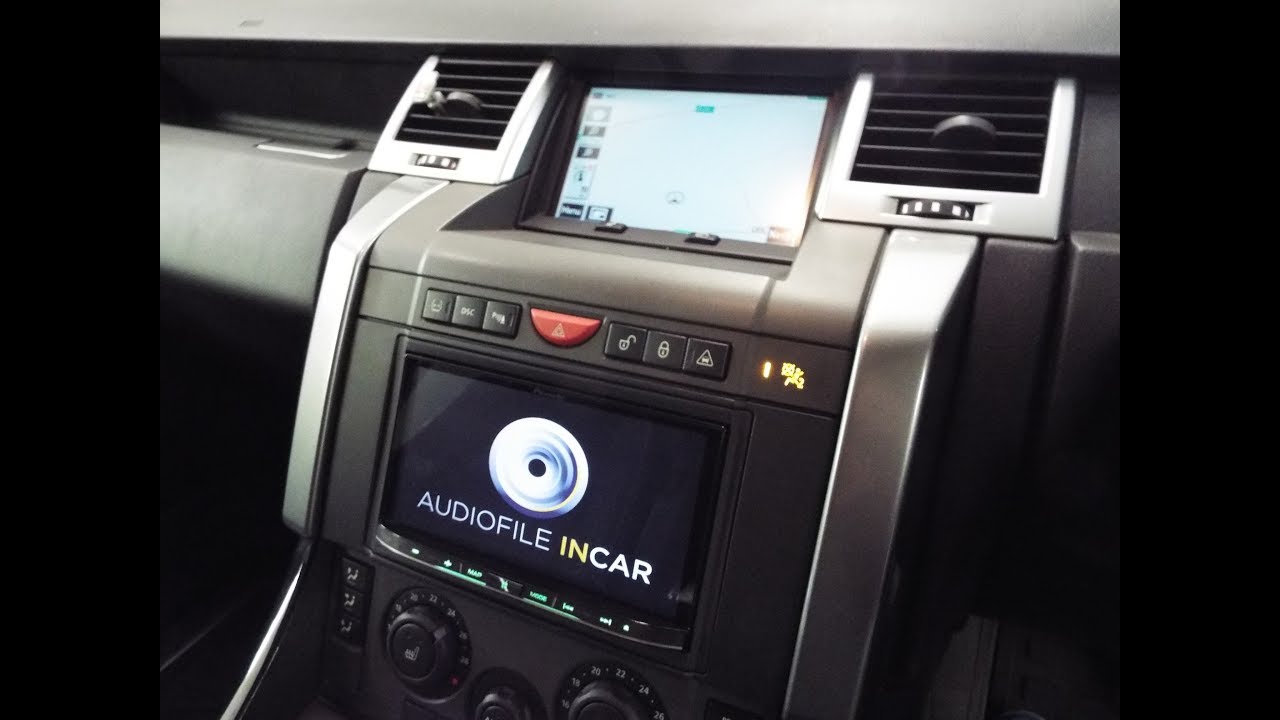 Range Rover Sport Navigation Upgrade with Apple CarPlay ... kenwood head unit wiring harness 