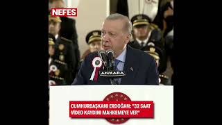 Cumhurbaşkanı Erdoğan: