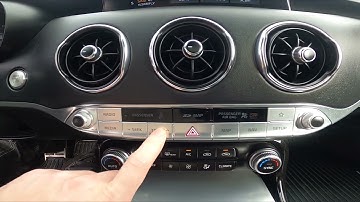 How to Manually Change Radio Station in Kia Stinger ( 2017 – now ) - Adjust Radio Station