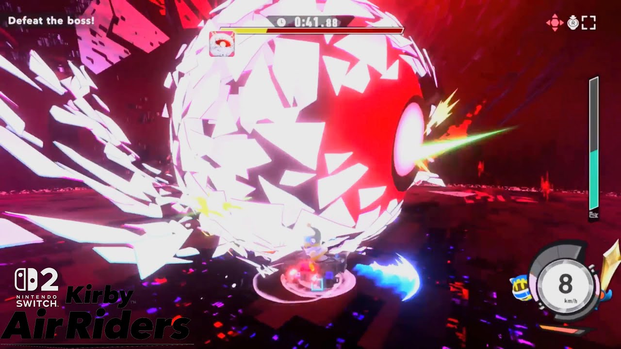 Kirby Air Riders | Digital Superhighway St 8 (Hard Mode) - Beat Noir Dedede & Boss Zero Two