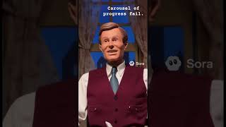Carousel of Progress malfunctions. #ai not #disneyattractions