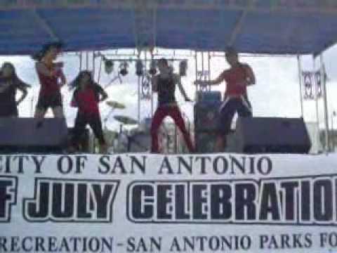 D'Latizt - San Antonio Fourth Of July Celebration - "Our Part Of Town Talent Show Routine"