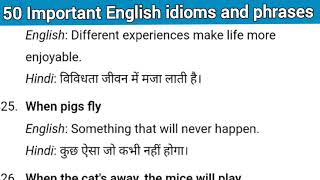 C59 50 idioms and phrases to learn English mance English idioms and phrases to learn English