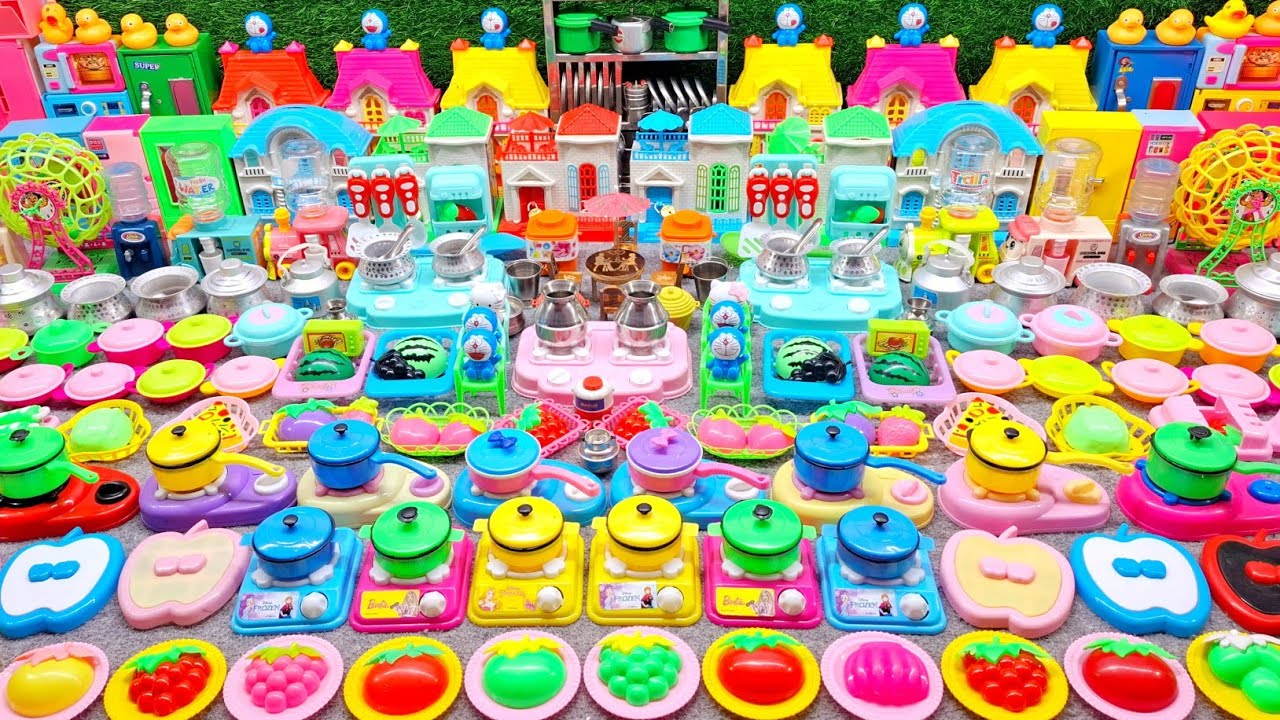 7 Minutes Satisfying with Unboxing Hello Kitty Rakesh Kitchen Set ...