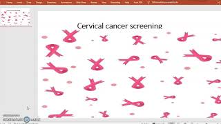 cervical cancer screening presentation