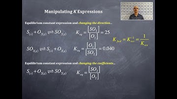 Equilibrium 5: Manipulating K Expressions
