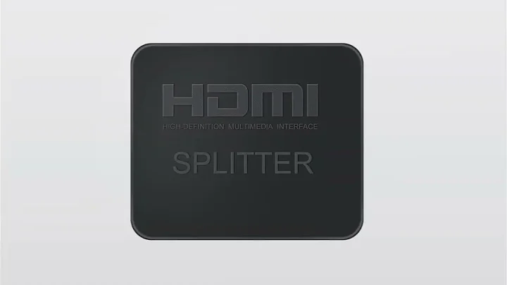 4K@60Hz HDMI Splitter 1 in 2 Out