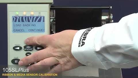 Zebra - 105SL Plus: Ribbon & Media Sensor Calibration System