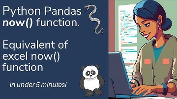 Under 5 minutes! Python Pandas dates and now() function