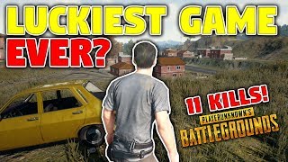 Luckiest Kills ever | PUBG Solo Talkthrough