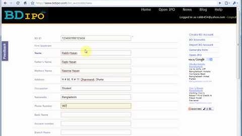 IPO Form Filling by bdipo.com