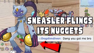 Big Nugget Fling Sneasler Surprising The Ladder - Teal Mask DLC Pokemon Showdown Team